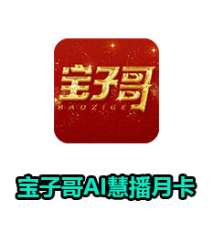 宝子哥AI慧播月卡